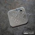 画像1: U.S.A. antique Dog Tag アメリカアンティーク ヴィンテージ ドッグタグ 1983's ロゴ入 ナンバープレート ナンバータグ タグ (1)