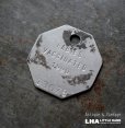 画像1: U.S.A. antique Dog Tag アメリカアンティーク ヴィンテージ ドッグタグ 1990's ロゴ入 ナンバープレート ナンバータグ タグ (1)