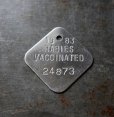 画像2: U.S.A. antique Dog Tag アメリカアンティーク ヴィンテージ ドッグタグ 1983's ロゴ入 ナンバープレート ナンバータグ タグ (2)