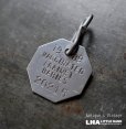 画像1: U.S.A. antique Dog Tag アメリカアンティーク ヴィンテージ ドッグタグ 1989's ロゴ入 ナンバープレート ナンバータグ タグ (1)