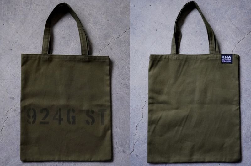 画像2: LITTLE HAND ANTIQUE ORIGINAL TOTE BAG  LHA オリジナル ステンシル トートバッグ