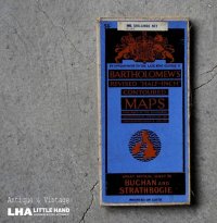 ENGLAND antique BARTHOLOMEW'S MAP イギリスアンティーク マップ 地図 ヴィンテージ 1940-50's