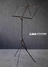 ENGLAND antique music stand イギリスアンティーク フォールディング  ミュージックスタンド 折りたたみ 譜面台 ヴィンテージ　1950-60's