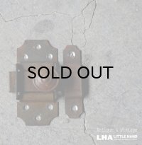 FRANCE antique LATCH フランスアンティーク ラッチ スライドロック ドア キャビネット 扉 金具 ロック ヴィンテージ 1930-50's