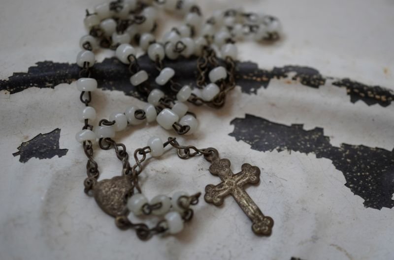 画像2: ITALY antique  Rosary イタリアアンティーク ロザリオ 十字架 ヴィンテージ 1950-60's  