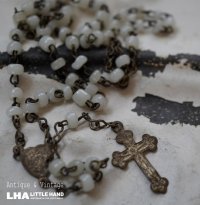 ITALY antique  Rosary イタリアアンティーク ロザリオ 十字架 ヴィンテージ 1950-60's  