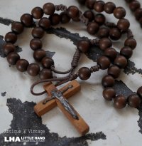 ITALY antique  Rosary イタリアアンティーク ロザリオ 十字架 ヴィンテージ 1950-60's  