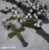 ITALY antique  Rosary イタリアアンティーク ロザリオ 十字架 ヴィンテージ 1950-60's  