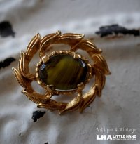 SALE【30%OFF】ENGLAND antique Brooch イギリスアンティーク ブローチ アクセサリー ヴィンテージブローチ コスチュームジュエリー 1960-80's 