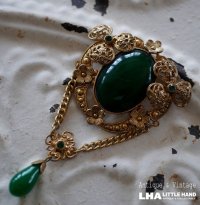 SALE【30%OFF】ENGLAND antique Brooch イギリスアンティーク ブローチ アクセサリー ヴィンテージブローチ コスチュームジュエリー 1960-80's 