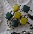 画像1: SALE【30%OFF】ENGLAND antique Brooch イギリスアンティーク ブローチ アクセサリー ヴィンテージブローチ コスチュームジュエリー 1960-80's  (1)