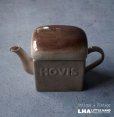 画像1: 【OUTLET】ENGLAND antique  HOVIS TEA POT イギリスアンティーク HOVIS ティーポット ヴィンテージ 1970-80's (1)