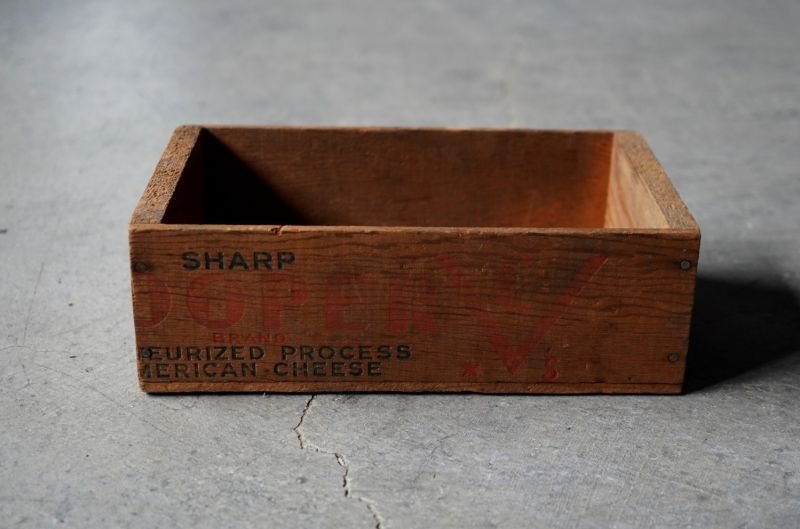 画像2: USA antique COOPER BRAND Cheese Box アメリカアンティーク 木製チーズボックス  ヴィンテージ 木箱 1930-1940's