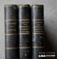 画像1: FRANCE antique BOOKS フランス アンティーク 本 3冊セット 古書 洋書 アンティークブック 1882-85's (1)