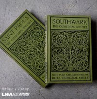 ENGLAND antique BOOKS イギリス アンティーク 本 2冊セット 古書 洋書 ブック 1901・1905's