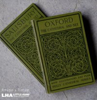 ENGLAND antique BOOKS イギリス アンティーク 本 2冊セット 古書 洋書 ブック 1899・1909's