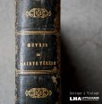 画像1: FRANCE antique BOOK フランス アンティークブック 本 古書 洋書 1859's  (1)