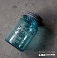 画像1: U.S.A. antique Ball JAR (S) アメリカアンティーク BALL ジャー ガラスジャー (S) メイソンジャー保存瓶 ヴィンテージ ガラス瓶 1910-23's (1)