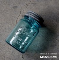 U.S.A. antique Ball JAR (S) アメリカアンティーク BALL ジャー ガラスジャー (S) メイソンジャー保存瓶 ヴィンテージ ガラス瓶 1910-23's