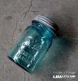 画像1: U.S.A. antique BALL JAR (S) アメリカアンティーク BALL ジャー ガラスジャー (S) メイソンジャー保存瓶 ヴィンテージ ガラス瓶 1923-33's (1)