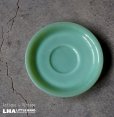 画像1: U.S.A. vintage Fire-king Restaurant Ware Saucer アメリカヴィンテージ ファイヤーキング ジェダイ レストランウェア ソーサー 1950's (1)