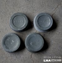 U.S.A. antique ATLAS JAR LID アメリカアンティーク ガラスジャー メイソンジャー キャップ フタ （レギュラーマウス）保存瓶 ヴィンテージ ガラス瓶 1910-60's