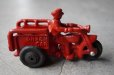 画像2: U.S.A. antique Harley-Davidson Servi-car(CRASH CAR) cast iron toy 1980's vintage (2)