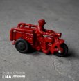 画像1: U.S.A. antique Harley-Davidson Servi-car(CRASH CAR) cast iron toy 1980's vintage (1)