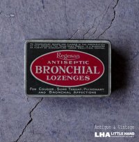 ENGLAND antique Boots BRONCHIAL LOZENGES TIN イギリスアンティーク ティン缶 ブリキ缶 1920-30's