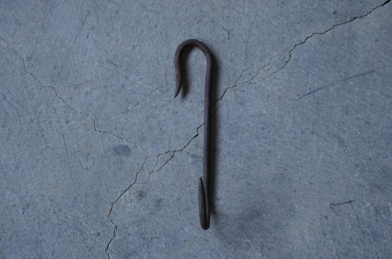 画像2: FRANCE antique IRON HOOK フランスアンティーク アイアンフック 鉄 S字フック ビンテージ インダストリアル ヴィンテージ 1890-1920's