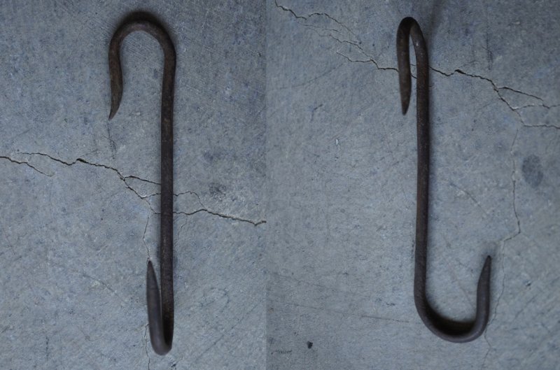 画像3: FRANCE antique IRON HOOK フランスアンティーク アイアンフック 鉄 S字フック ビンテージ インダストリアル ヴィンテージ 1890-1920's