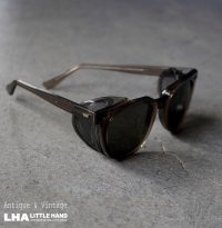 U.S.A. antique WILLSON SAFETY GLASSES GOGLLE アメリカアンティーク ウィルソン サイドガード付き ゴーグル サングラス ヴィンテージ1940-60's