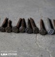 画像2: SALE【40%OFF】U.S.A. antique Railroad Nails 10pcs アメリカアンティーク レールロード ナンバーネイル 鉄道釘 10本セット 釘 1940-50's (2)