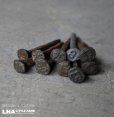 画像3: SALE【40%OFF】U.S.A. antique Railroad Nails 10pcs アメリカアンティーク レールロード ナンバーネイル 鉄道釘 10本セット 釘 1940-50's