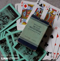 ENGLAND antique Playing Cards WILLS's WILD WOODBINE CIGARETTES イギリスアンティーク ヴィンテージ プレイイングカード トランプ 1930-60's