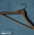 画像1: U.S.A. antique Advertising Hanger アメリカアンティーク アドバタイジング 広告入 木製ハンガー ヴィンテージ 1940-70's (1)