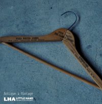 U.S.A. antique Advertising Hanger アメリカアンティーク アドバタイジング 広告入 木製ハンガー ヴィンテージ 1940-70's