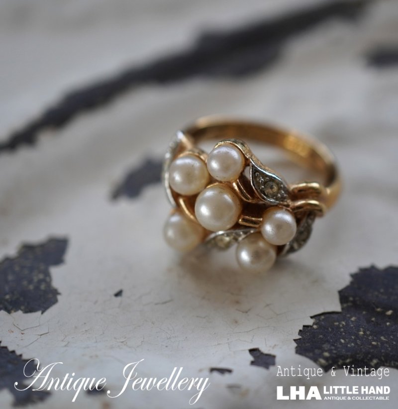 画像1: USA antique アメリカアンティーク Avon Ring エイボン コスチュームジュエリー ヴィンテージ リング 指輪 1960－80's 