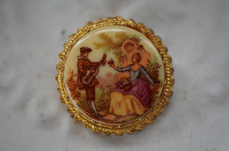 画像2: SALE【30%OFF】ENGLAND antique Brooch イギリスアンティーク ブローチ アクセサリー ヴィンテージブローチ コスチュームジュエリー 1960-80's 