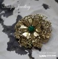 画像1: SALE【30%OFF】ENGLAND antique Brooch イギリスアンティーク ブローチ アクセサリー ヴィンテージブローチ コスチュームジュエリー 1960-80's  (1)