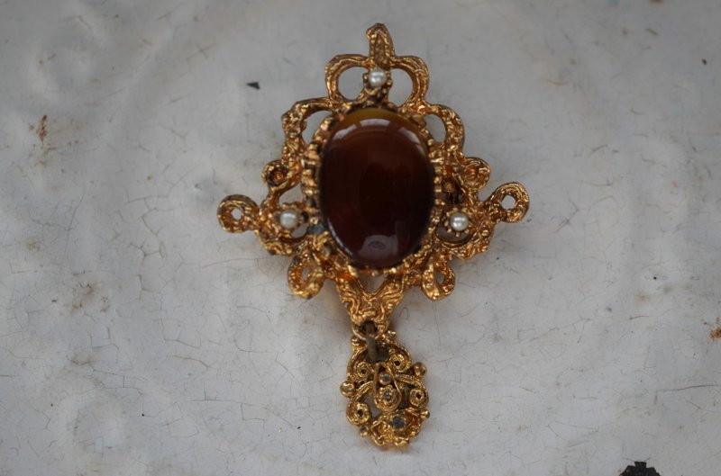 画像2: SALE【30%OFF】ENGLAND antique Brooch イギリスアンティーク ブローチ アクセサリー ヴィンテージブローチ コスチュームジュエリー 1960-80's 