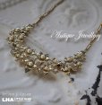 画像1: ENGLAND antique Necklace イギリスアンティーク ネックレス  アクセサリー ヴィンテージ コスチュームジュエリー 1960-80's  (1)