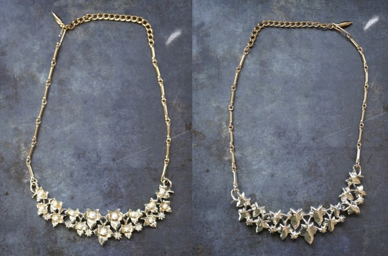 画像4: ENGLAND antique Necklace イギリスアンティーク ネックレス  アクセサリー ヴィンテージ コスチュームジュエリー 1960-80's 