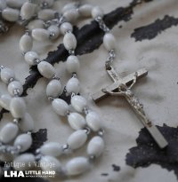 ITALY antique  Rosary イタリアアンティーク ロザリオ 十字架 ヴィンテージ 1970-90's  