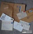 画像1: FRANCE antique LETTER 7pcs フランスアンティー レター 封筒 7枚セット  ヴィンテージ  ビンテージ 1910-1970's (1)