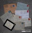 画像1: FRANCE antique LETTER 8pcs フランスアンティー レター 封筒 8枚セット  ヴィンテージ  ビンテージ 1910-1970's (1)