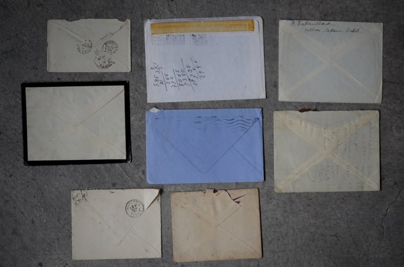 画像4: FRANCE antique LETTER 8pcs フランスアンティー レター 封筒 8枚セット  ヴィンテージ  ビンテージ 1910-1970's