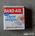 画像1: U.S.A. antique BAND-AID TIN アメリカアンティーク ジョンソン&ジョンソン BAND-AID バンドエイド缶 絆創膏 ヴィンテージ1970-80's  (1)