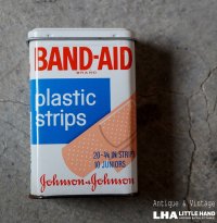 U.S.A. antique BAND-AID TIN アメリカアンティーク ジョンソン&ジョンソン BAND-AID バンドエイド缶 絆創膏 ヴィンテージ1970-80's 