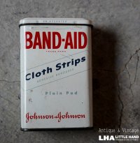 U.S.A. antique BAND-AID TIN アメリカアンティーク ジョンソン&ジョンソン BAND-AID バンドエイド缶 絆創膏 ヴィンテージ1950-70's 